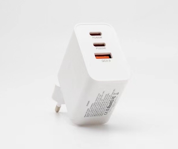 65W GaN Galliumnitrid PD Hurtig Opladning - Billede 2