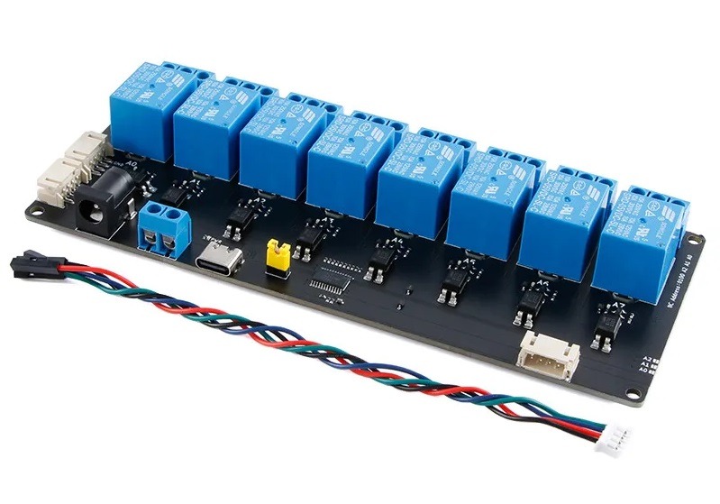 4-8-16 kanals relæmodul 5V IIC I2C kommunikation optokobler isolation XL9535-K1V5 - Billede 3