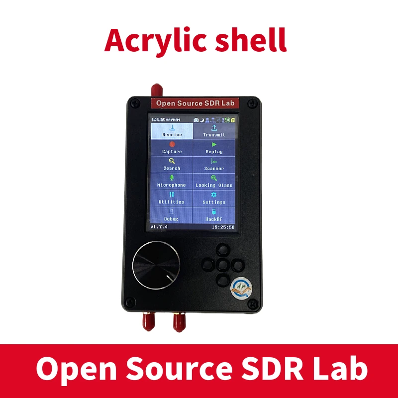 HackRF One Portapack H2 RTL SDR 1 MHz til 6 GHz med Mayhem 2.0.0-firmware - Billede 3