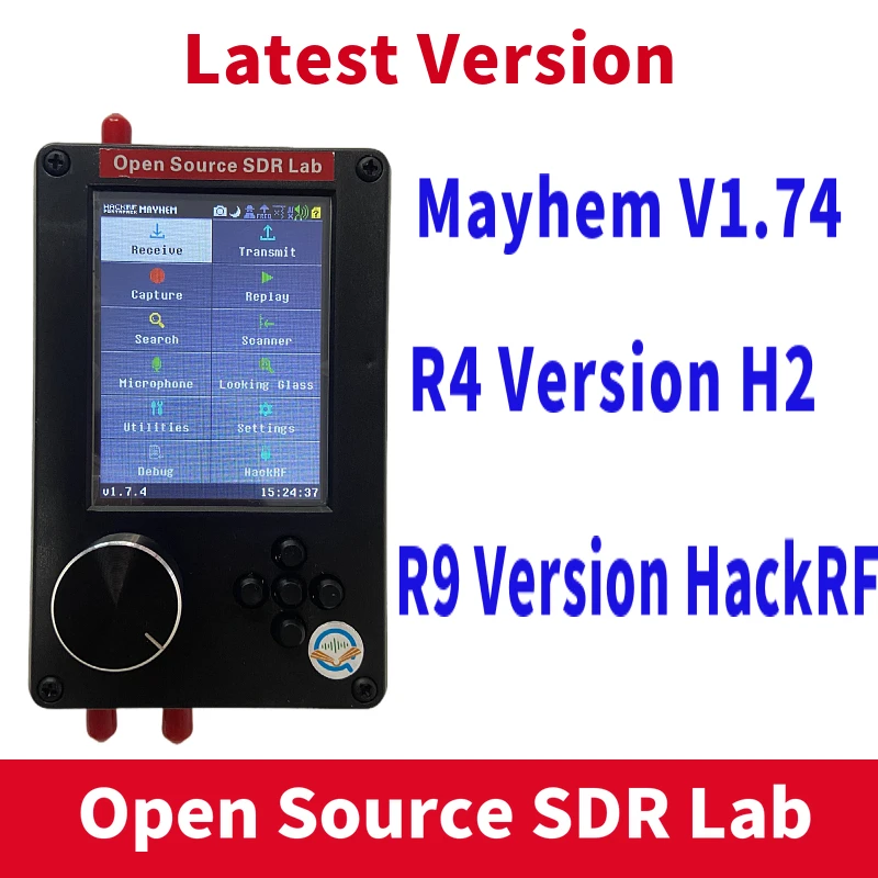 HackRF One Portapack H2 RTL SDR 1 MHz til 6 GHz med Mayhem 2.0.0-firmware - Billede 4