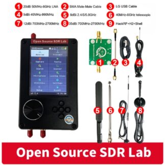 HackRF One Portapack H2 RTL SDR 1 MHz til 6 GHz med Mayhem 2.0.0-firmware