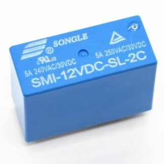 SMI-12VDC-SL-2C Relæ Dobbelt skift